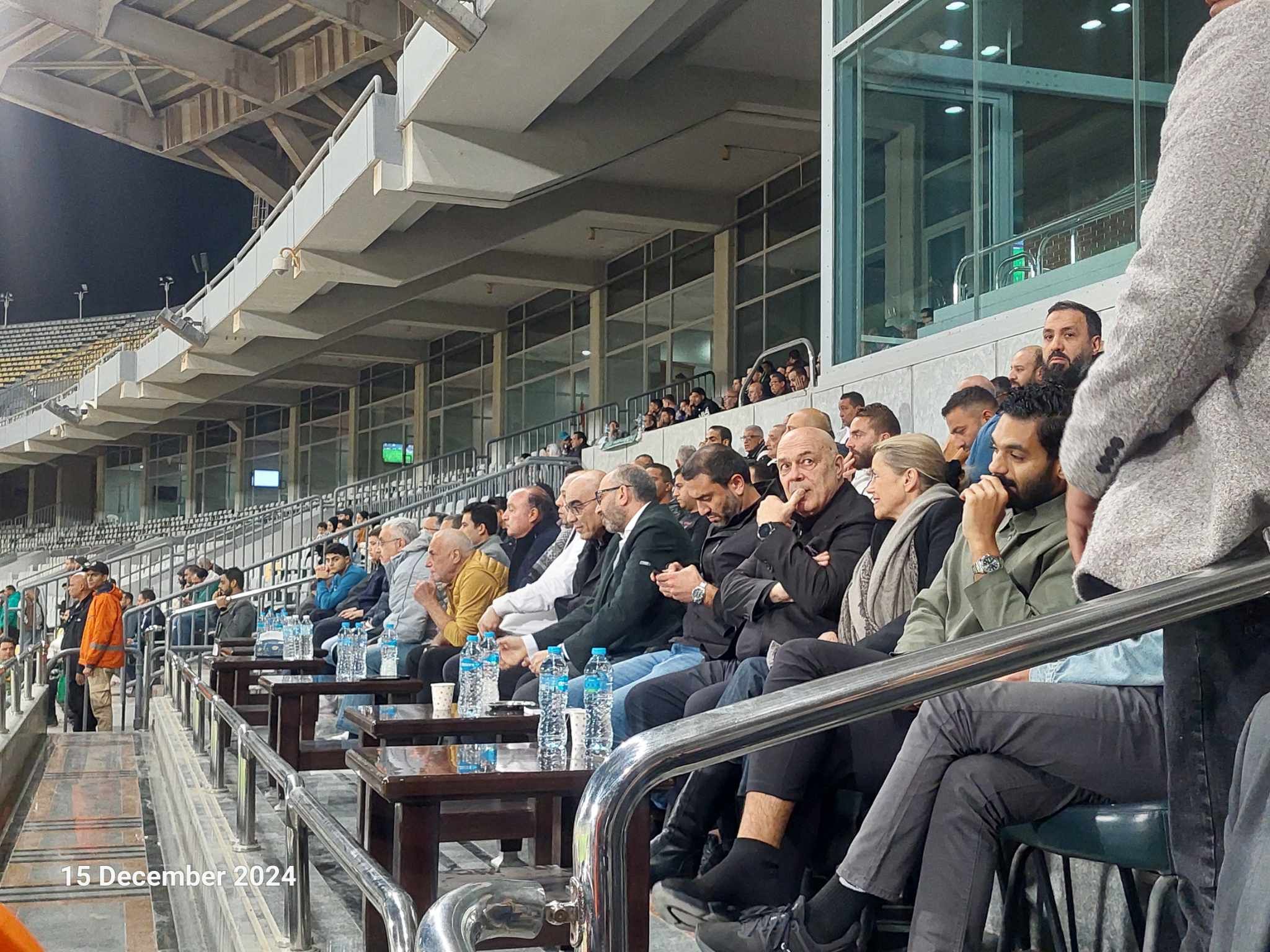 حضور جروس ومجس الإدارة في مباراة الزمالك والمصري