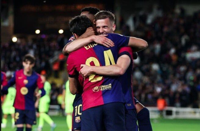 برشلونة ينتزع فوزًا صعبًا أمام ريال مايوركا في الدوري الإسباني «فيديو» برشلونة ينتزع فوزًا صعبًا أمام ريال مايوركا في الدوري الإسباني «فيديو»