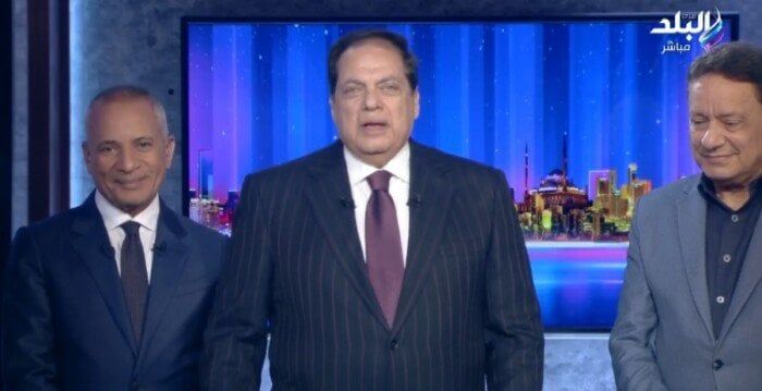 «أقسمت عليه ياخد إجازة».. أبو العينين يكشف سبب غياب أحمد موسى عن برنامجه «فيديو» «أقسمت عليه ياخد إجازة».. أبو العينين يكشف سبب غياب أحمد موسى عن برنامجه «فيديو»