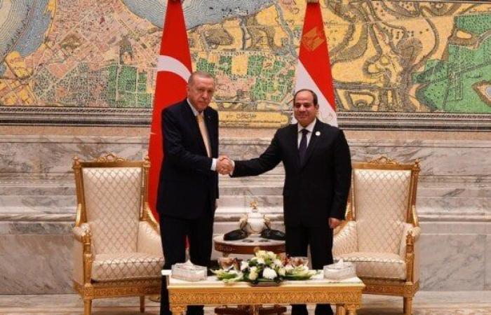 الرئيسان السيسي وأردوغان يؤكدان ضرورة مواصلة تعزيز التعاون الثنائي بين البلدين في كافة المجالات - خليج نيوز