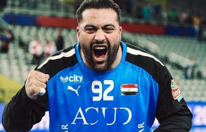 محمد على أفضل لاعب فى مباراة مصر و كرواتيا ببطولة العالم لليد - خليج نيوز