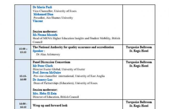 وفد جامعي بريطاني يستكشف آفاق التعاون في مصر - خليج نيوز