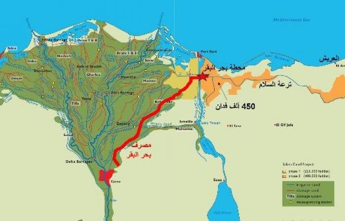 زراعة 285 ألف فدان.. أبرز المشروعات القومية في سيناء - خليج نيوز