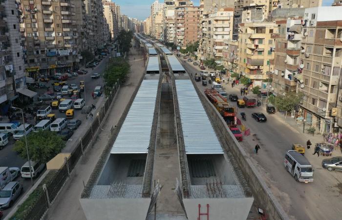 النقل تكشف أحدث تصوير جوي لأعمال تنفيذ مشروع مترو الإسكندرية - خليج نيوز