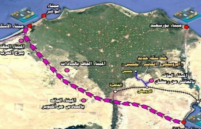 1.5 مليون حاوية.. أحدث تصوير جوي لمشروع محطة تحيا مصر 2 بميناء الدخيلة - خليج نيوز