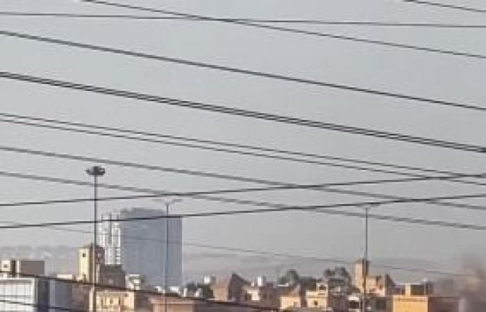 اندلاع حريق هائل في خط غاز رئيسي على طريق الواحات بأكتوبر.. صور - خليج نيوز