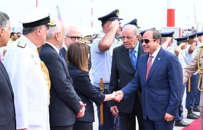 صور ترصد نشاط الرئيس السيسي اليوم في اليونان - خليج نيوز