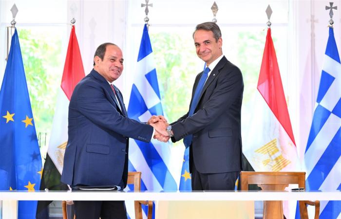 صور ترصد نشاط الرئيس السيسي اليوم في اليونان - خليج نيوز