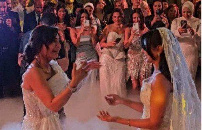 رانيا فريد شوقي وطارق النهري أبرز الحضور في حفل زفاف هيا كتكت «صور» - خليج نيوز