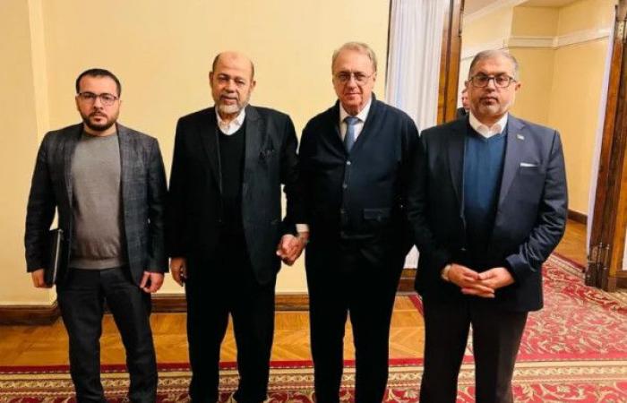 وفد قيادي من حماس يلتقي نائب وزير الخارجية الروسي