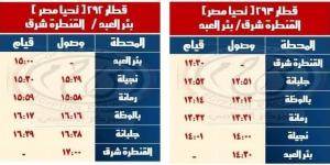 لخدمة أهل سيناء.. مواعيد قطارات "القنطرة شرق - بئر العبد" و"بشتيل - السادات" - خليج نيوز