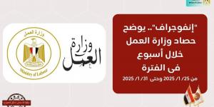 فيديو وإنفوجراف.. حصاد وزارة العمل خلال أسبوع - خليج نيوز