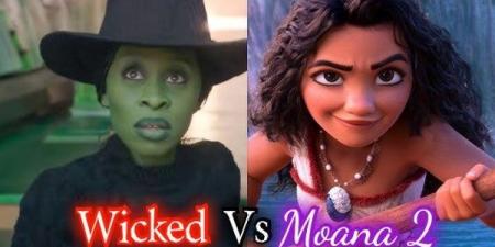 Wicked يتفوق على Moana 2 ويواصل تصدر البوكس أوفيس - خليج نيوز