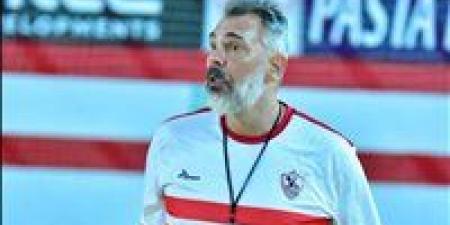 مدرب طائرة الزمالك: نشارك في البطولة العربية من أجل التتويج بها