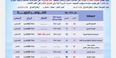 شديد البرودة ليلا.. بيان عاجل من الأرصاد بشأن حالة الطقس اليوم السبت 8 فبراير 2025 - خليج نيوز