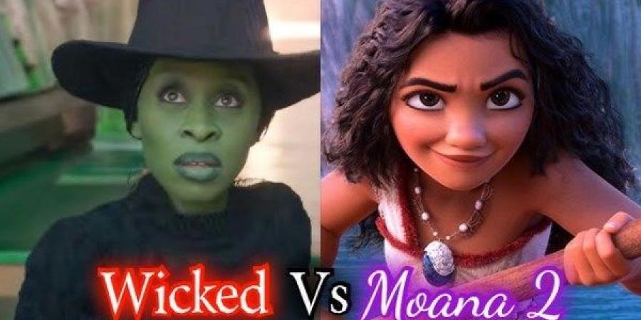 Wicked يتفوق على Moana 2 ويواصل تصدر البوكس أوفيس - خليج نيوز