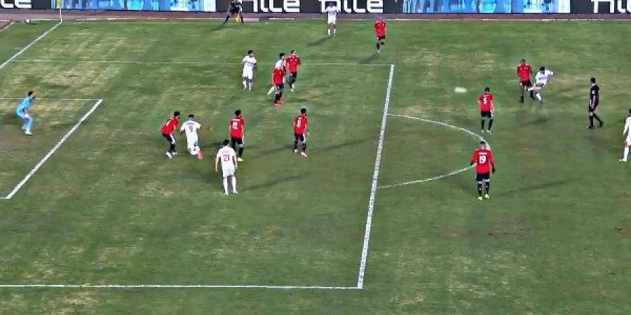 محمد شحاتة يدرك التعادل للزمالك في مرمى طلائع الجيش بالدوري - خليج نيوز