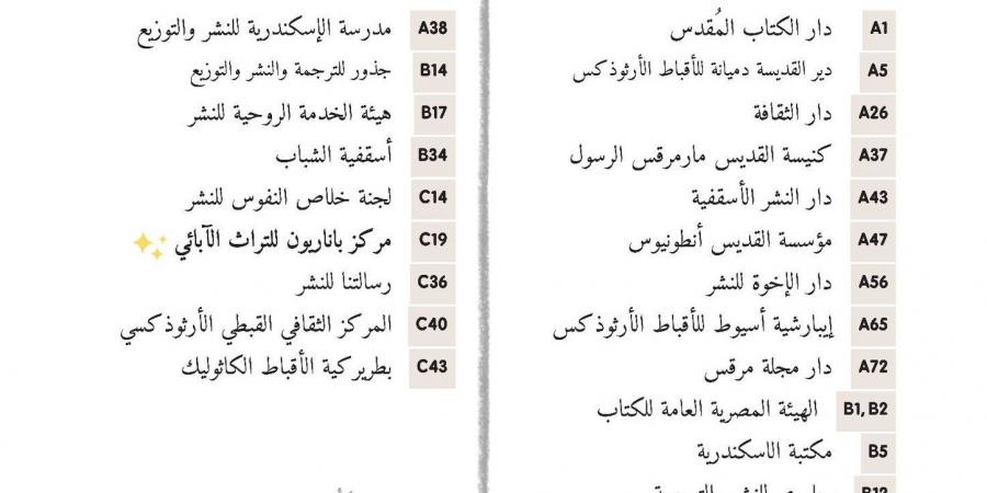 تعرف على دار النشر المسيحية المشاركة في معرض الكتاب خليج نيوز