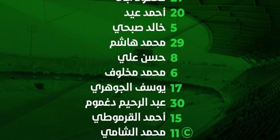 تشكيل المصري في مواجهة فاركو في الدوري - خليج نيوز