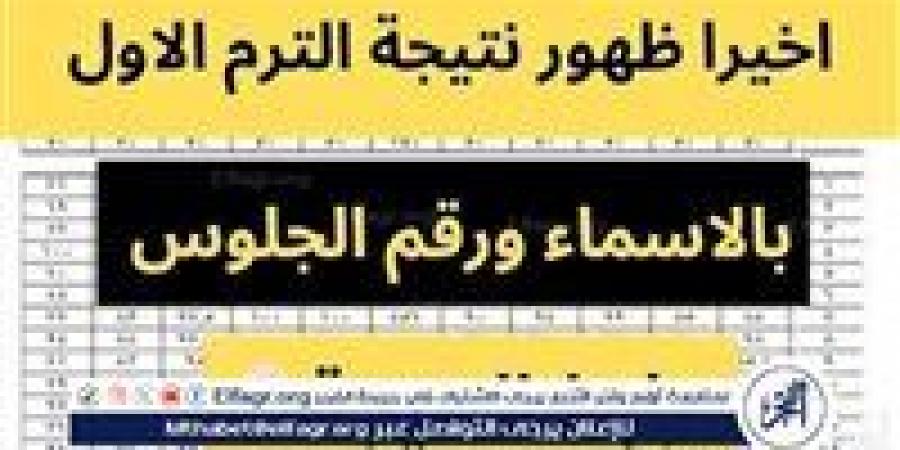 استعلم عن نتيجتك من هـنــا.. رابط نتيجة الشهادة الإعدادية الترم الثاني 2025 نتائج الصف الثالث الإعدادي محافظة الجيزة