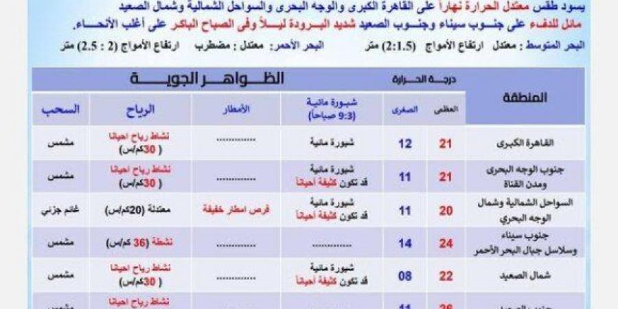 بسبب هذه الظاهرة.. بيان عاجل من الأرصاد بشأن حالة الطقس اليوم الجمعة 31 يناير 2025 - خليج نيوز