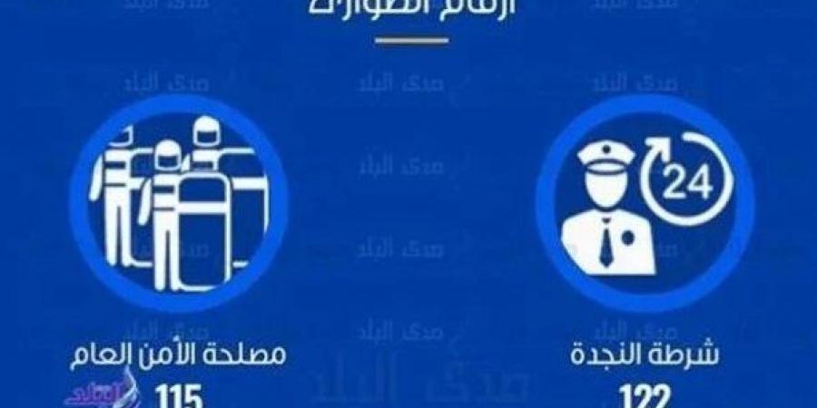 أرقام تهمك فى حالات الطوارئ والمواقف الصعبة - خليج نيوز